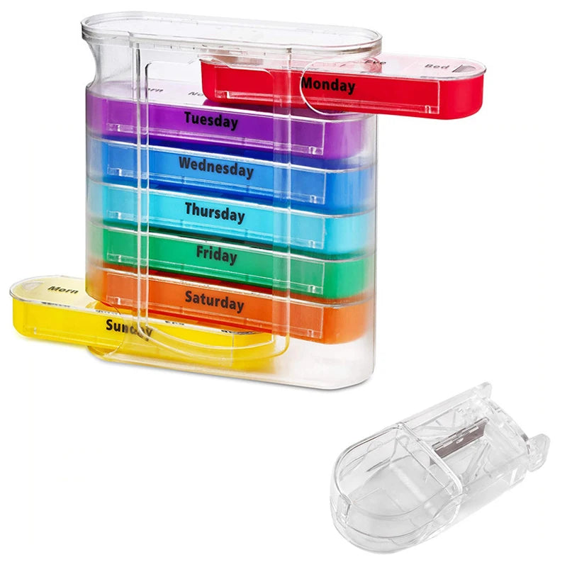 Fixoora 7-Day AM/PM Pill Organizer