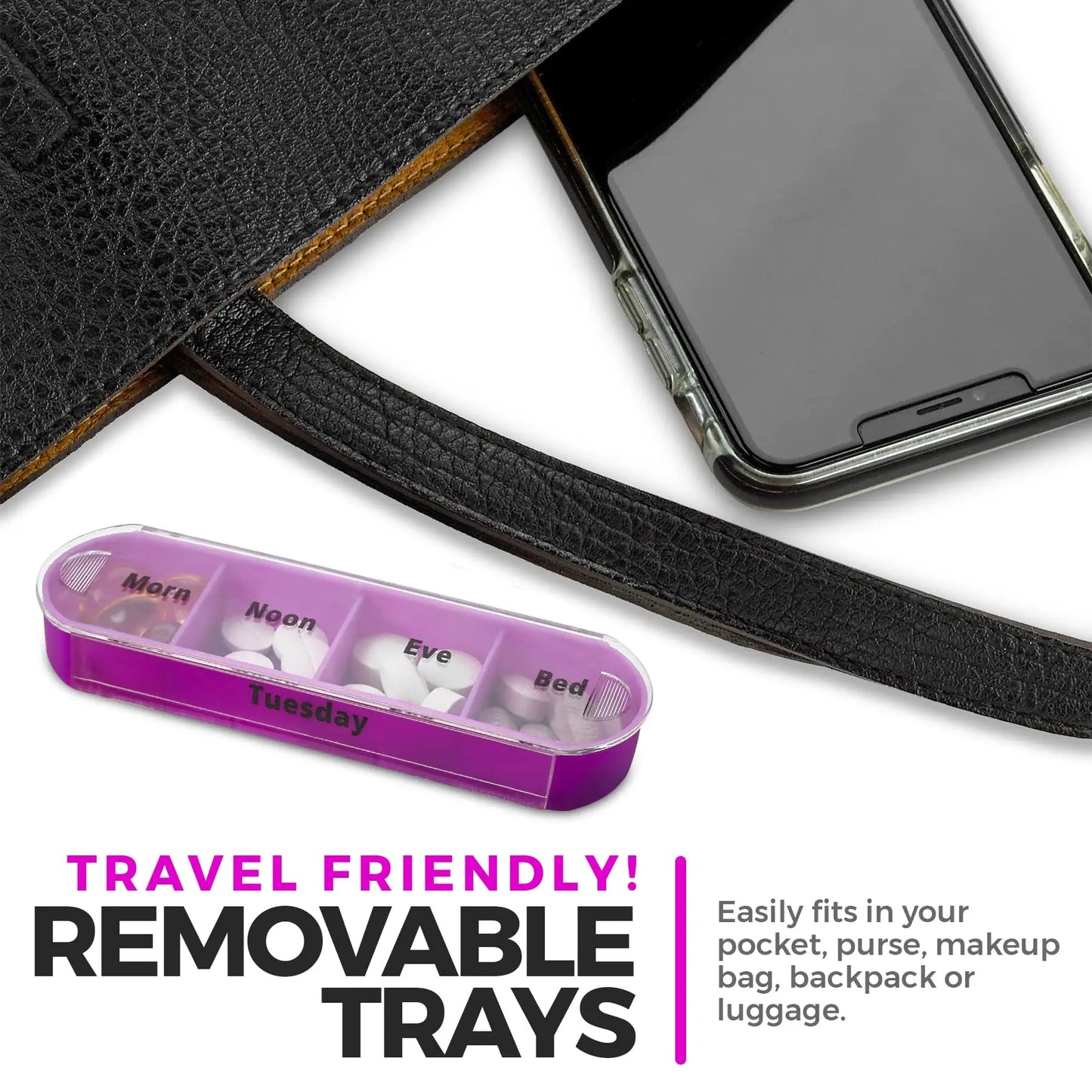 Fixoora 7-Day AM/PM Pill Organizer