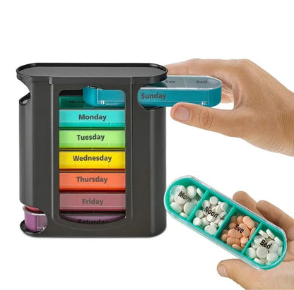 Fixoora 7-Day AM/PM Pill Organizer