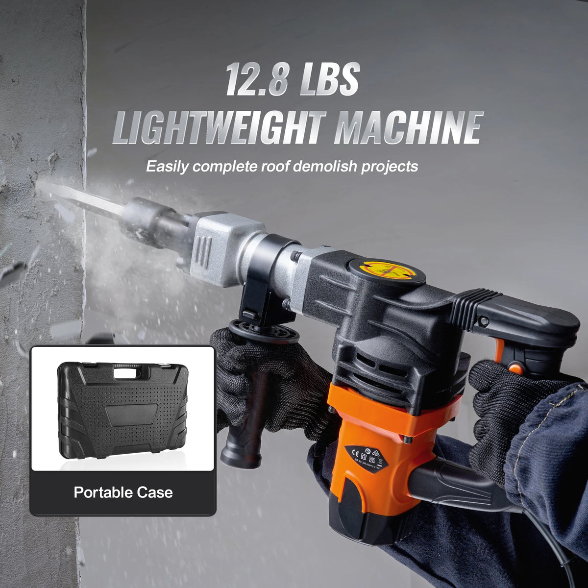 Fixoora 1400W Demolition Hammer Kit