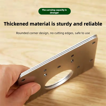 Fixoora Cabinet Door Hinge Reinforcement Plate Kit