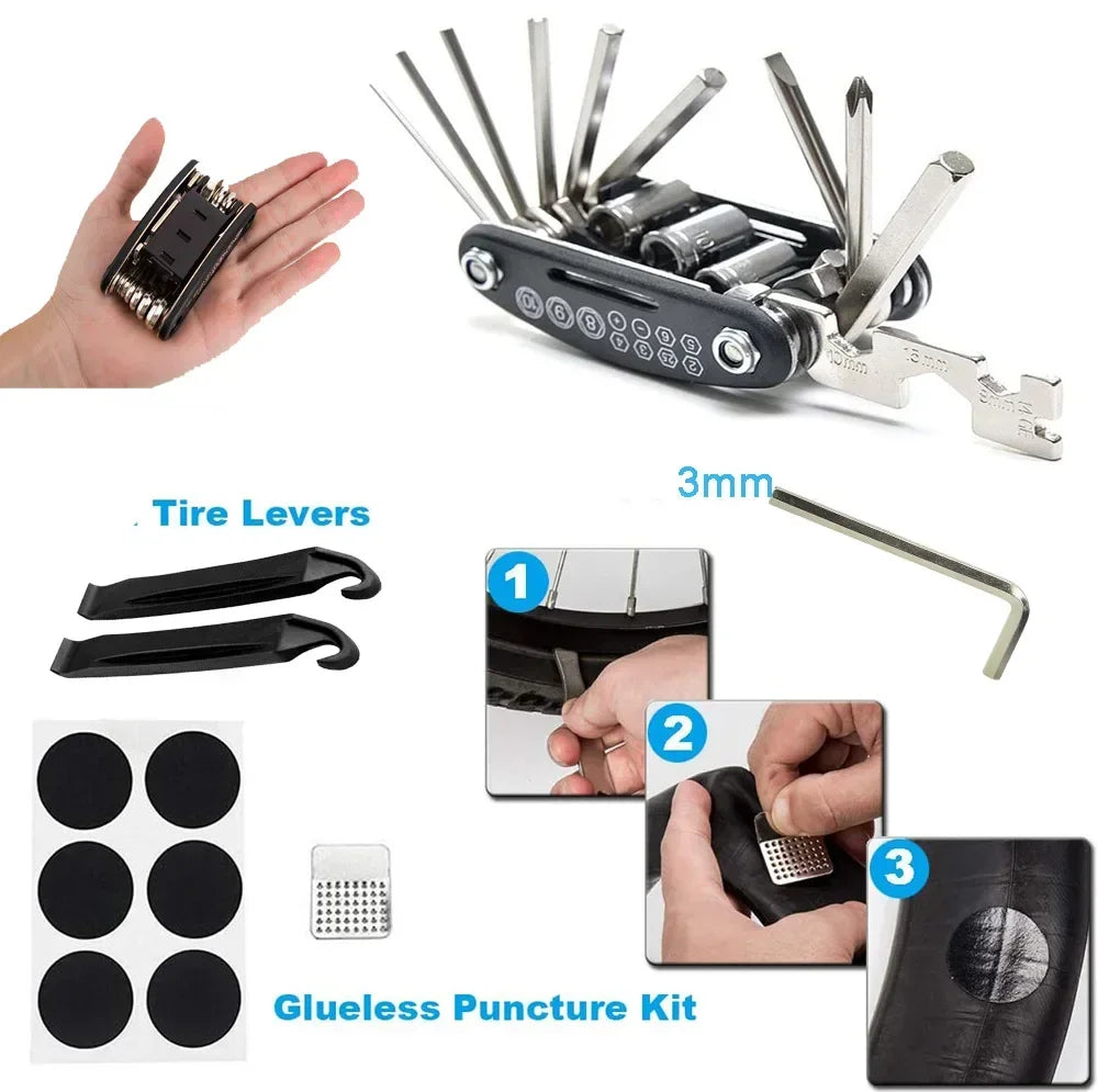 Bike Repair Multi-Tool Kit