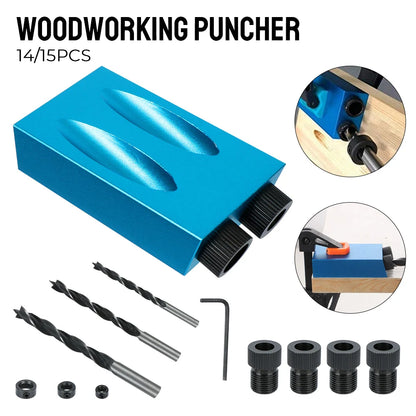 Fixoora 15° Pocket Hole Jig Kit