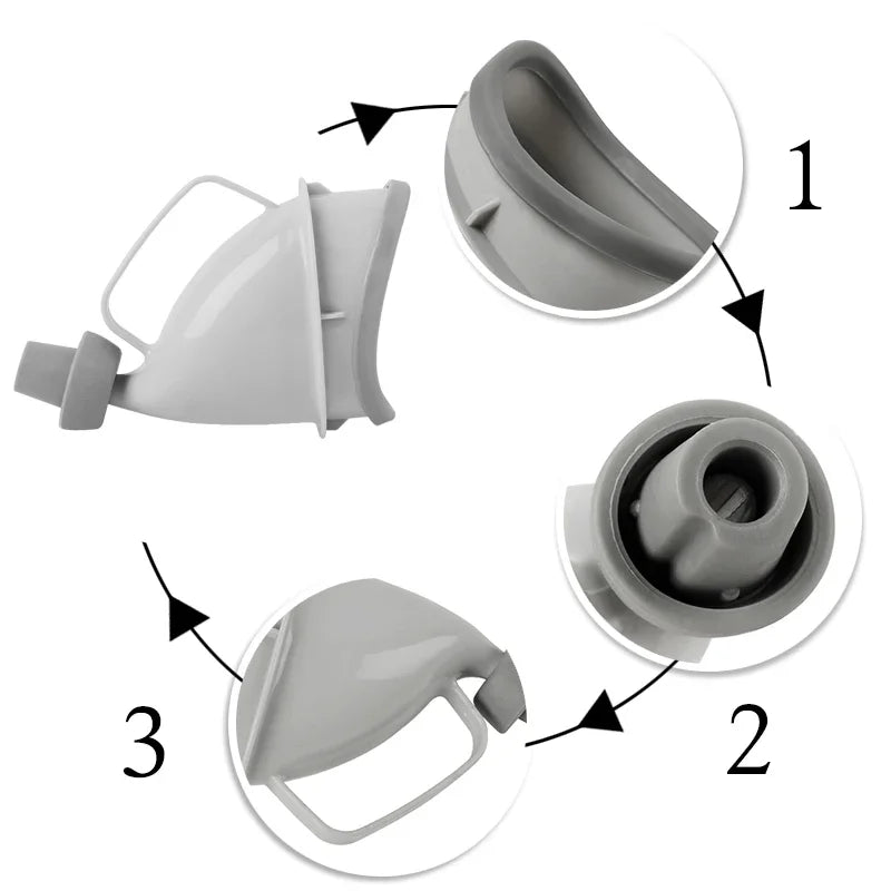 Fixoora Portable Unisex Urinal Bottle