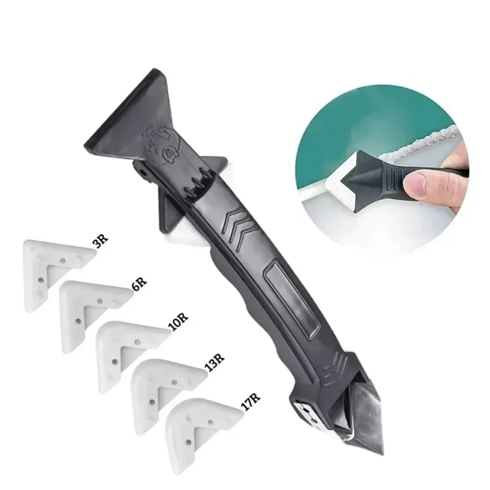 Fixoora 5-in-1 Silicone Caulking & Grout Tool