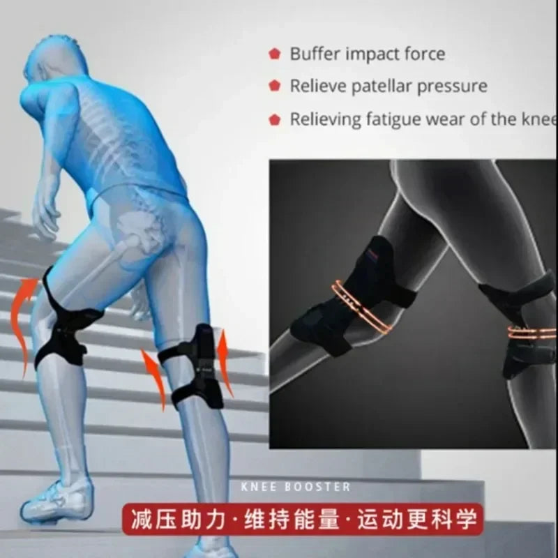 Fixoora Adjustable Spring Knee Support