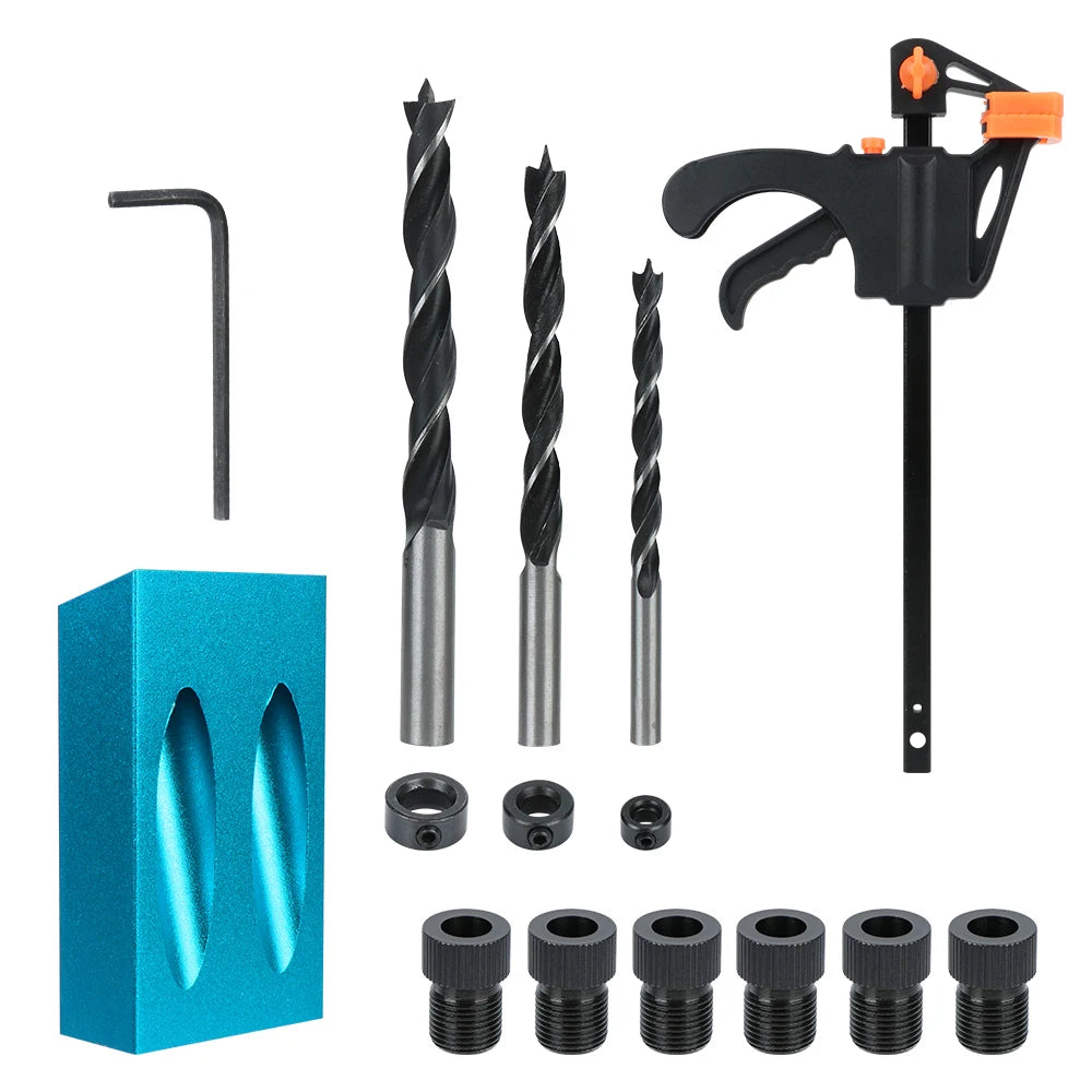 Fixoora 15° Pocket Hole Jig Kit