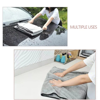 Fixoora Plush Microfiber Car Drying Towel