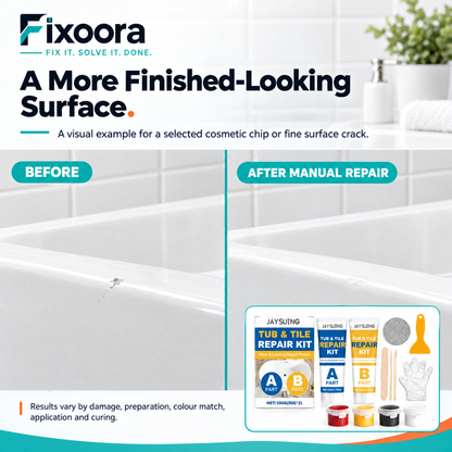 Fixoora Tub & Tile Crack Repair Kit