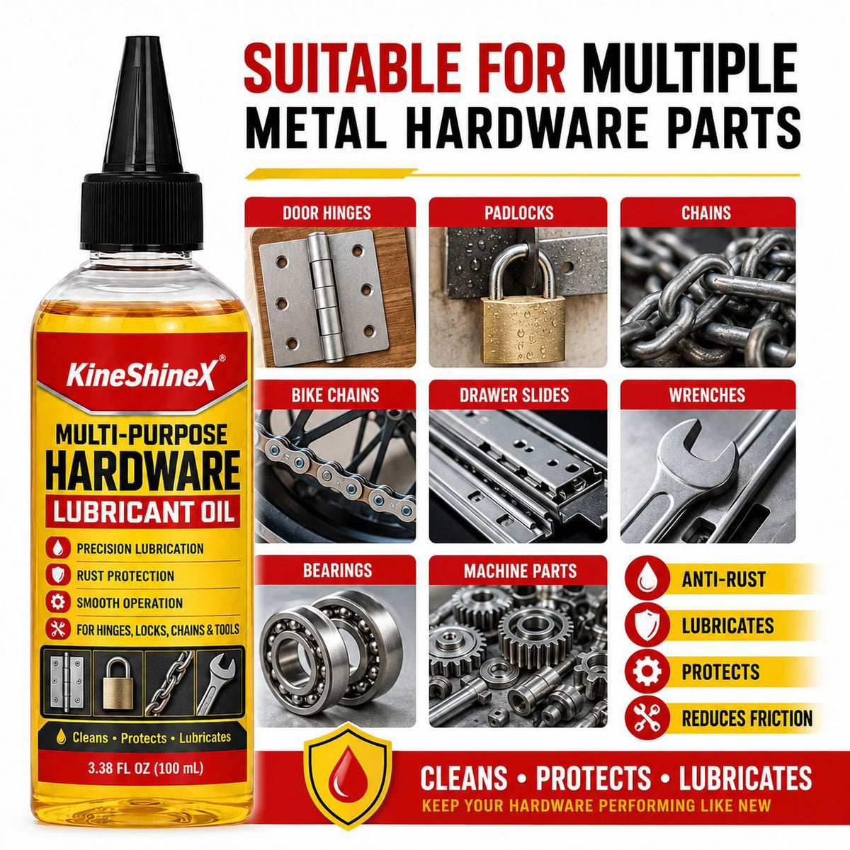 Fixoora Multi-Purpose Hardware Lubricant Oil