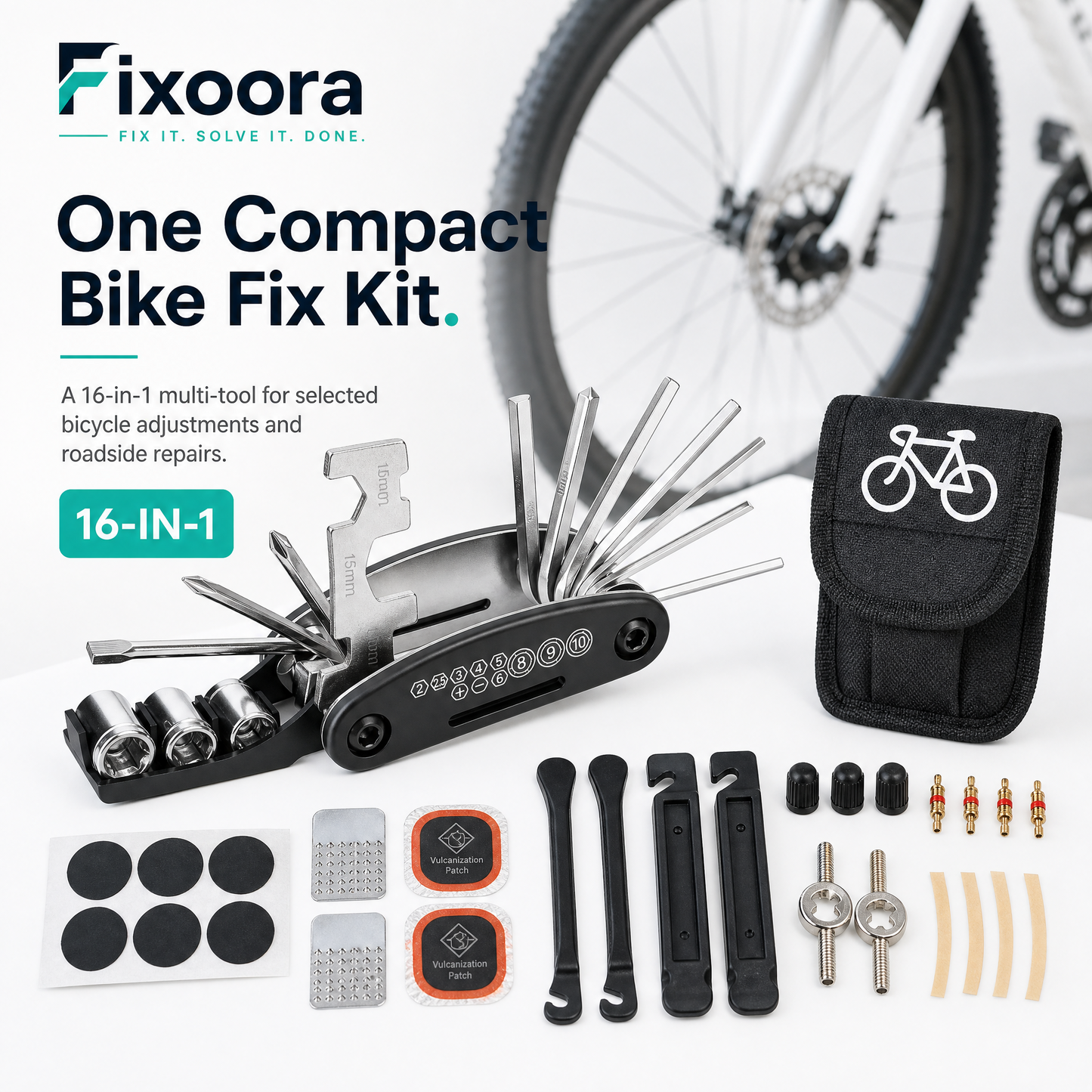 Bike Repair Multi-Tool Kit