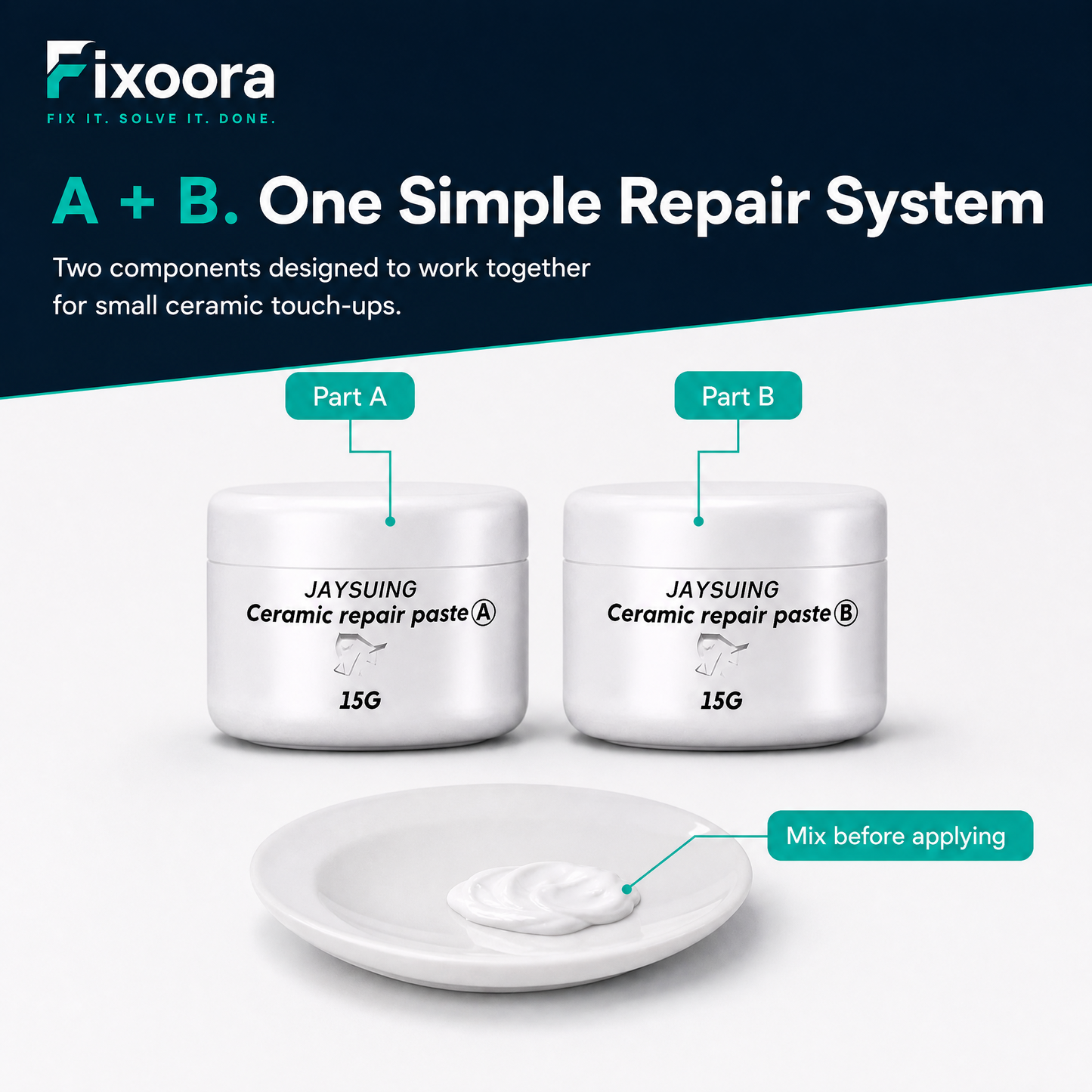 Ceramic & Porcelain Repair Kit 2x