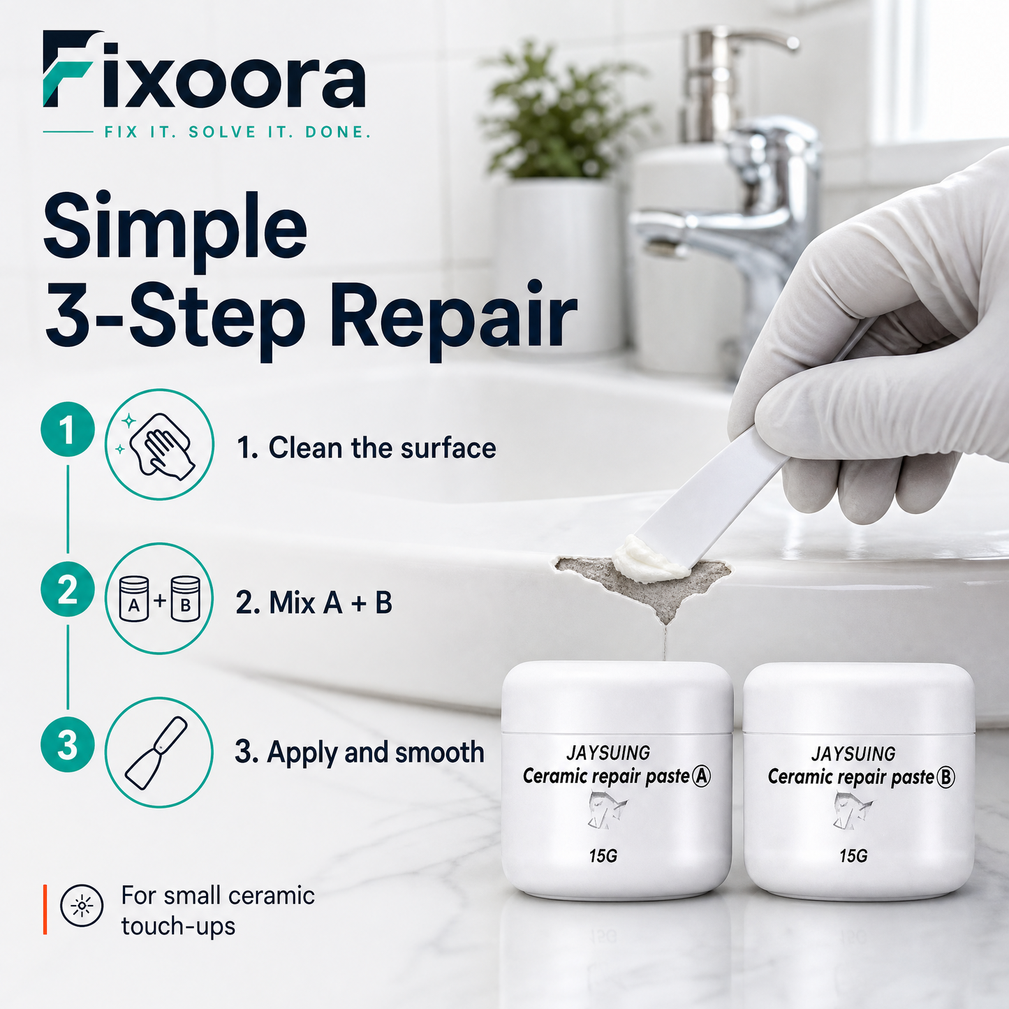 Ceramic & Porcelain Repair Kit 2x