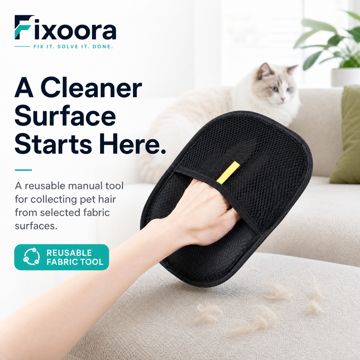 Reusable Pet Hair Removal Glove