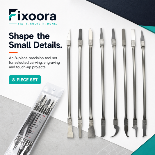 Fixoora 8-Piece Precision Chip Removal Blade Set