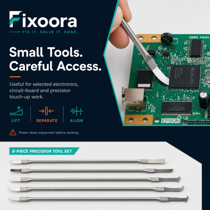 Fixoora 8-Piece Precision Chip Removal Blade Set