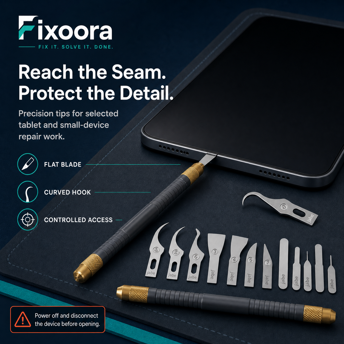 Precision Chip Removal Blade Set