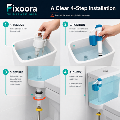 Adjustable Toilet Fill Valve