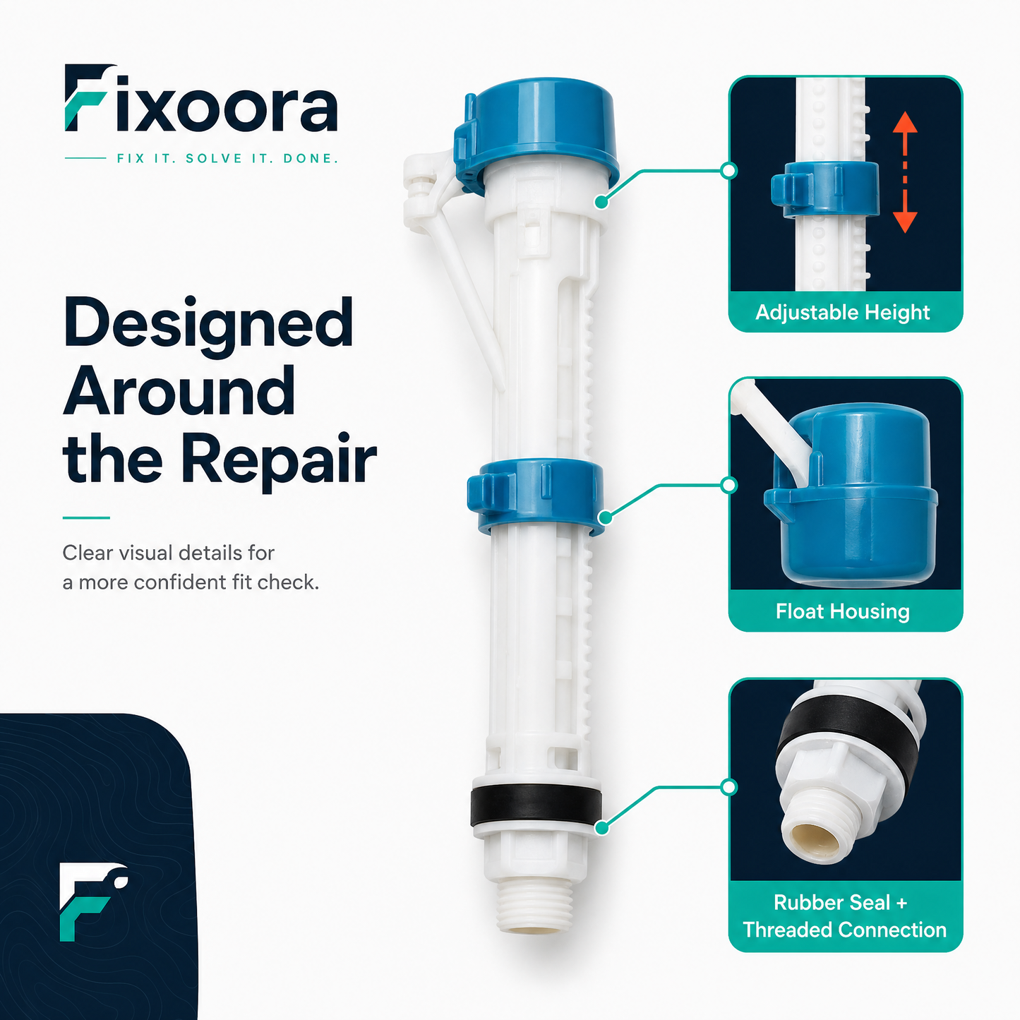 Adjustable Toilet Fill Valve