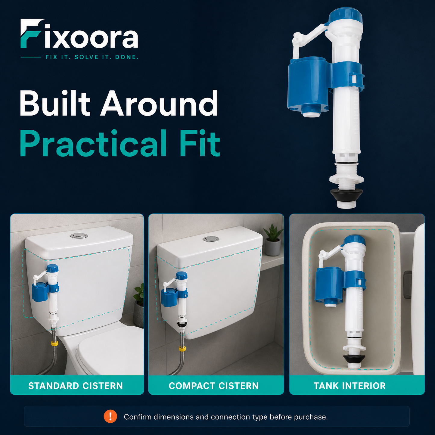 Adjustable Toilet Fill Valve