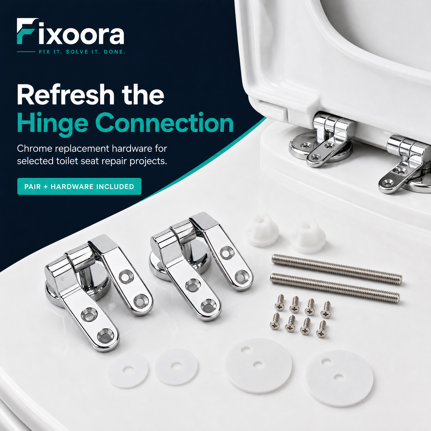 Toilet Seat Hinge Repair Kit