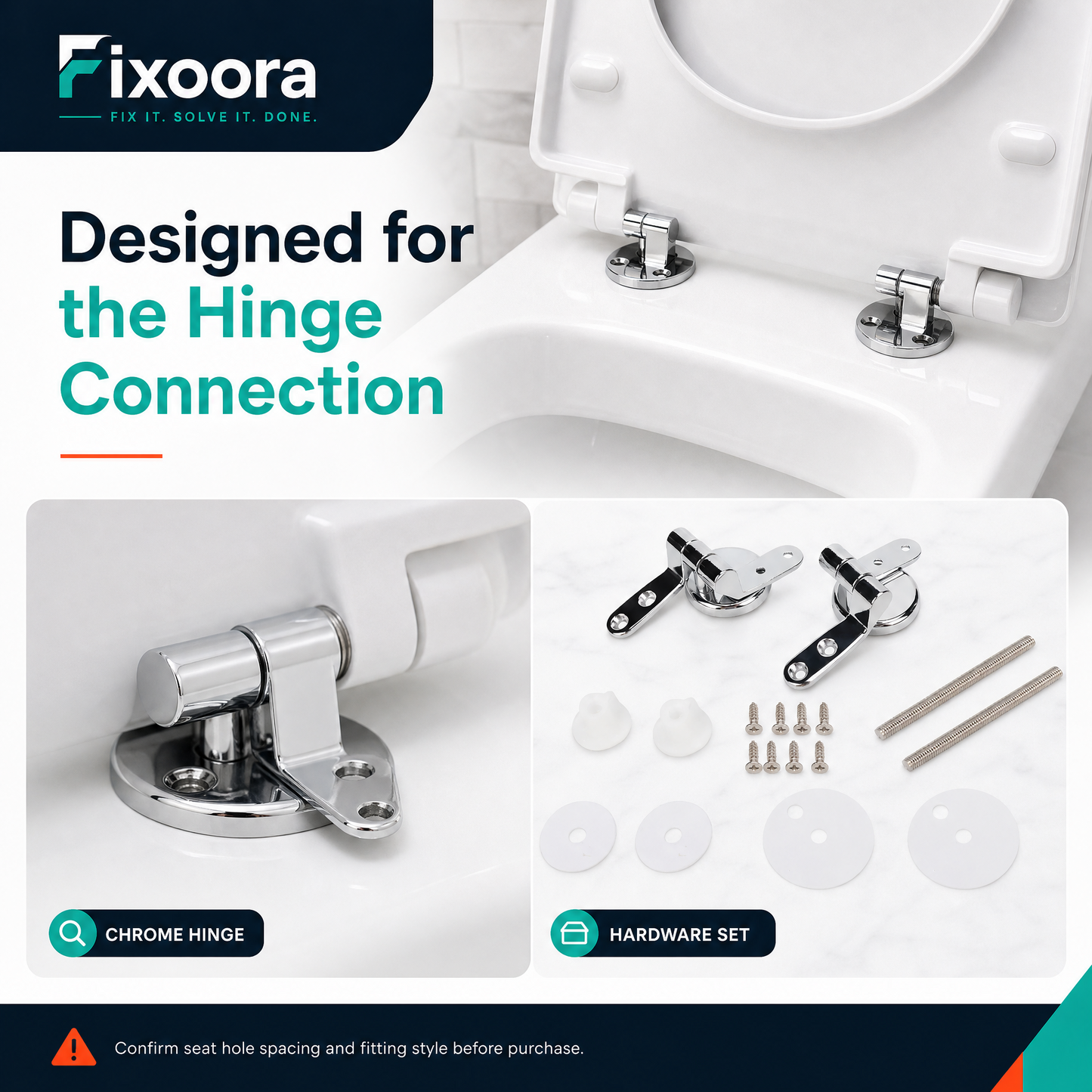 Toilet Seat Hinge Repair Kit