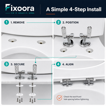 Toilet Seat Hinge Repair Kit