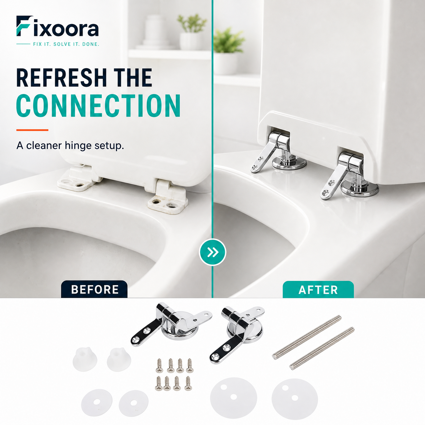 Toilet Seat Hinge Repair Kit