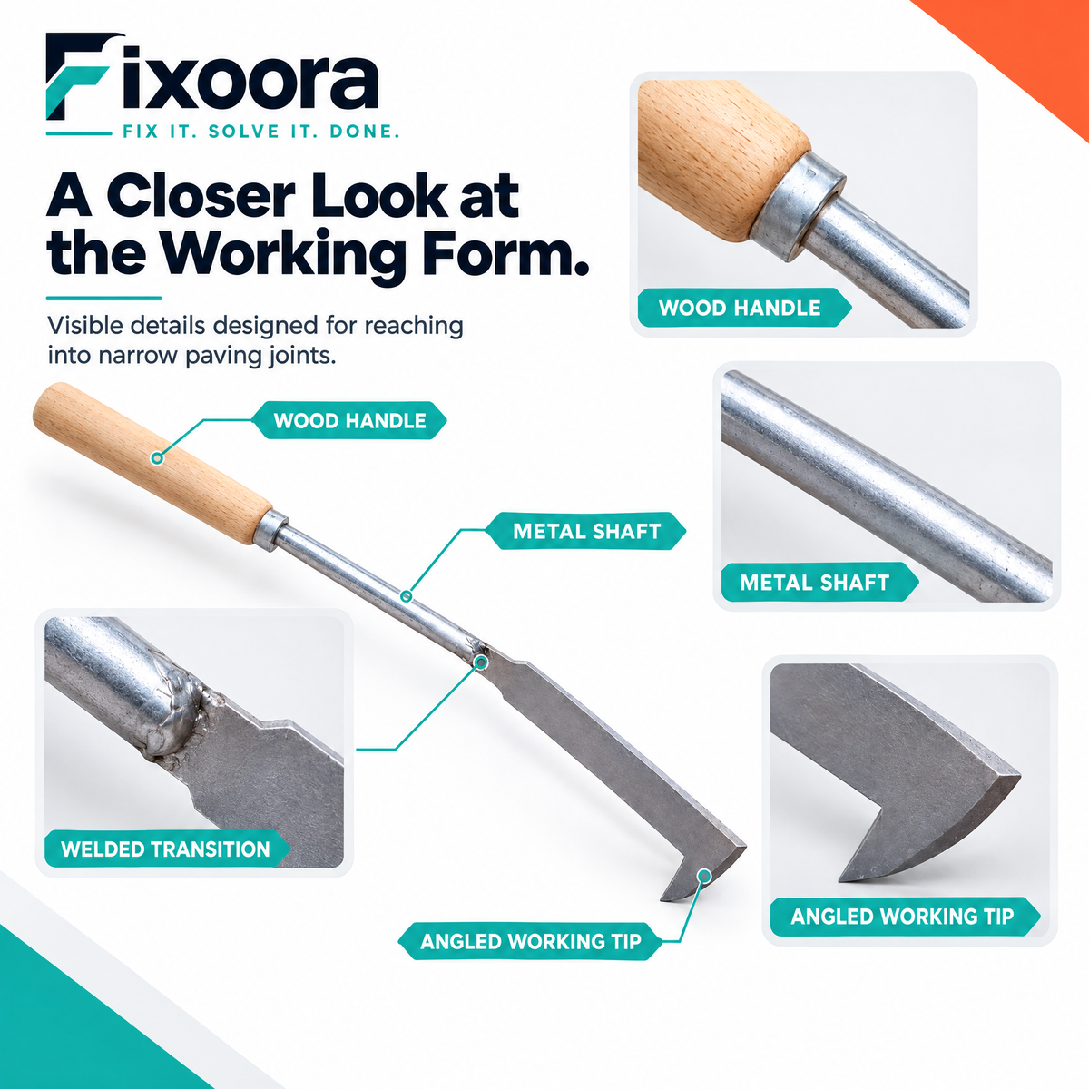 Fixoora Patio Gap Weeding Tool