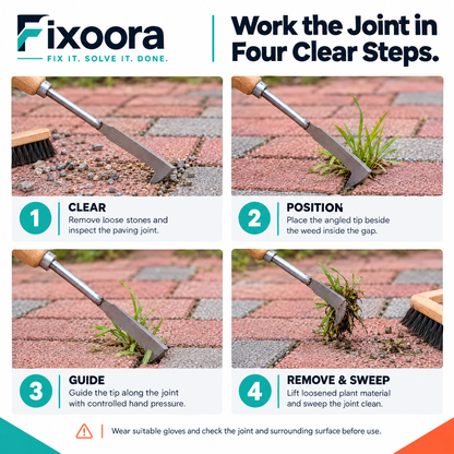 Fixoora Patio Gap Weeding Tool