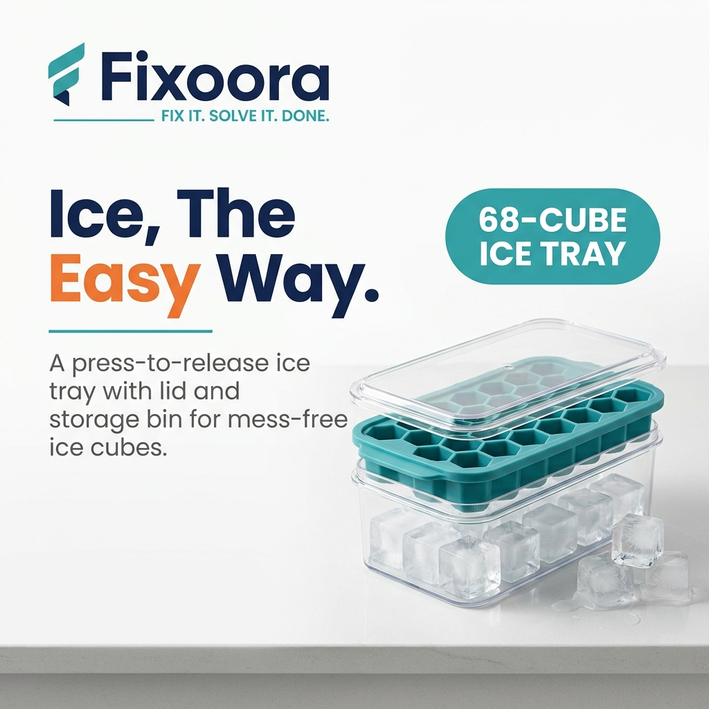 Fixoora Easy-Release Ice Cube Tray Set
