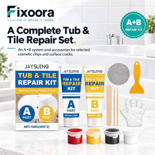 Fixoora Tub & Tile Crack Repair Kit